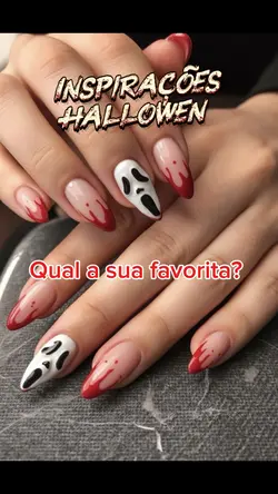 Unhas hallowen 