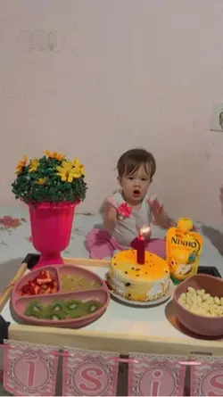 1 ano filha 