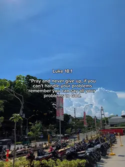 Pray , never give u