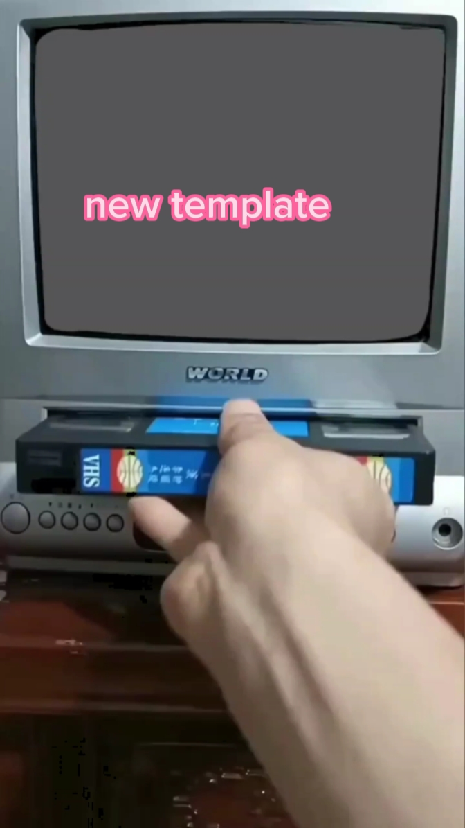 Vcr reproduzir seu vídeo 