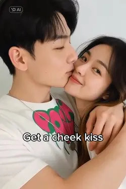 Get Cheek Kiss