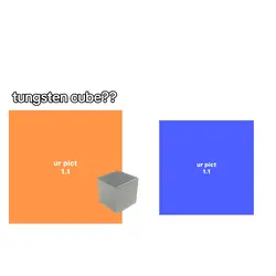 tungsten cube