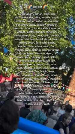 gay list