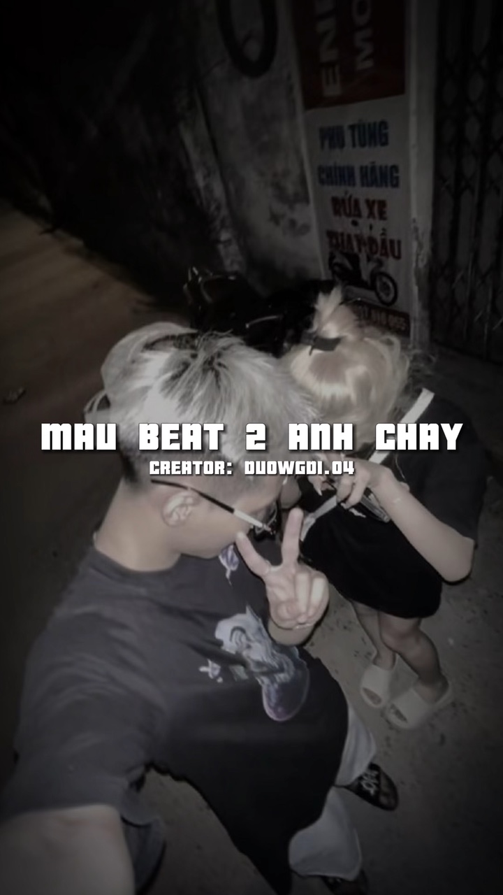Mẫu beat 2 ảnh cháy