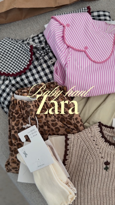 Zara haul model baby