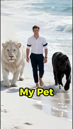 Pet lion and report