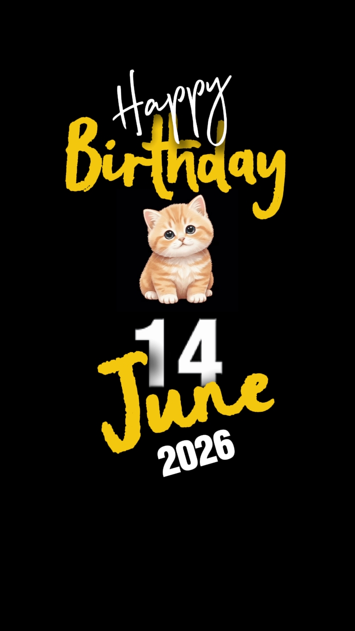 Birthday My Cat