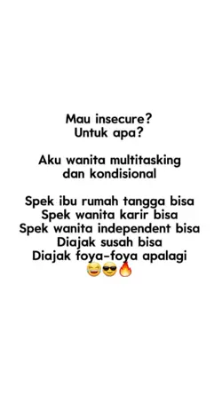 Mau insecure?