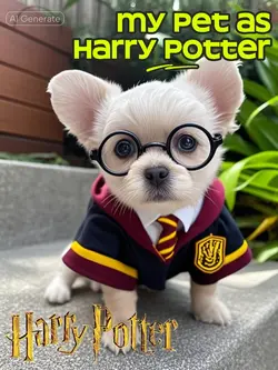 Pet as Harry Potter