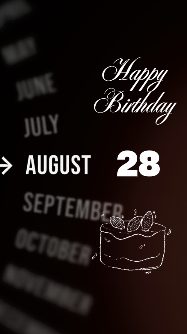 HBD 28 august