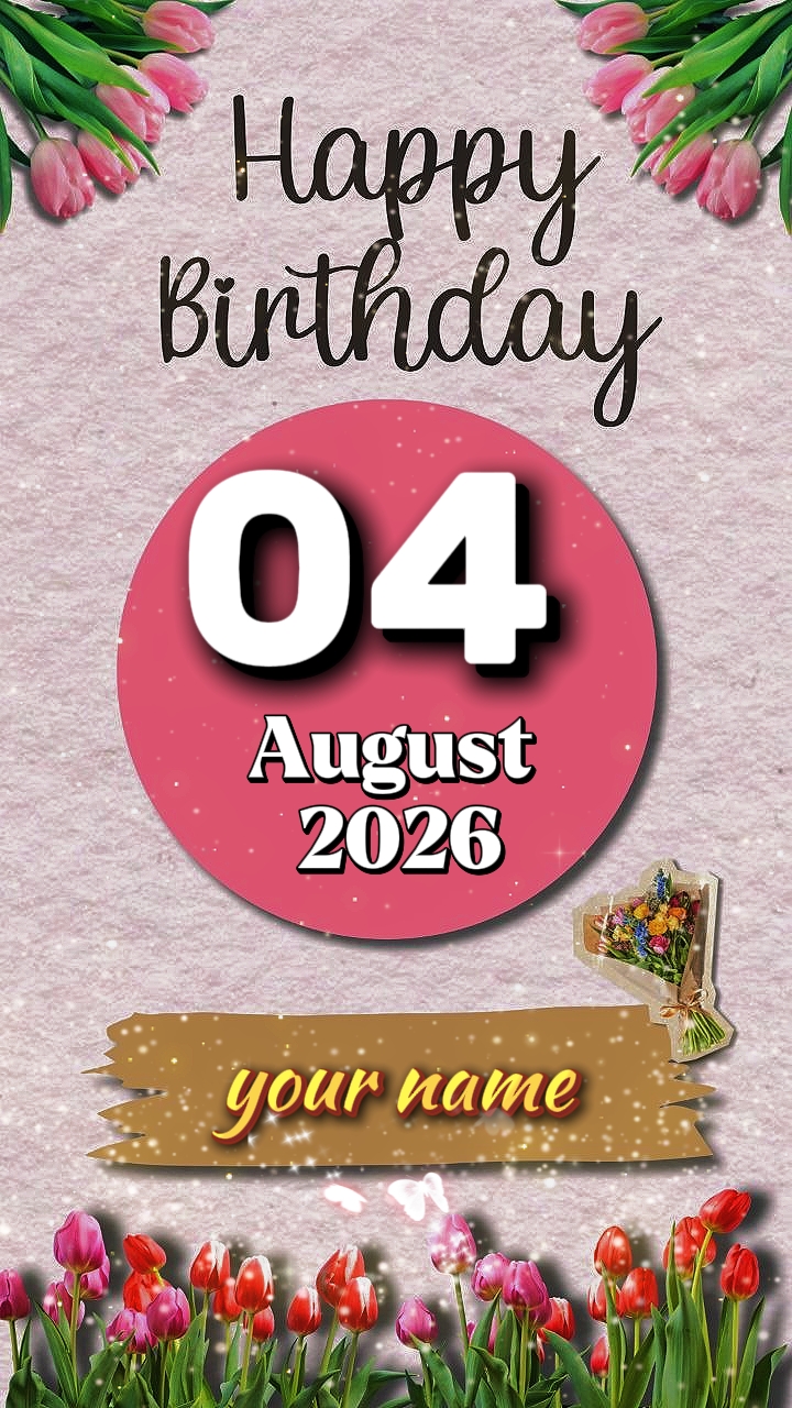 Anniversaire 04 août 
