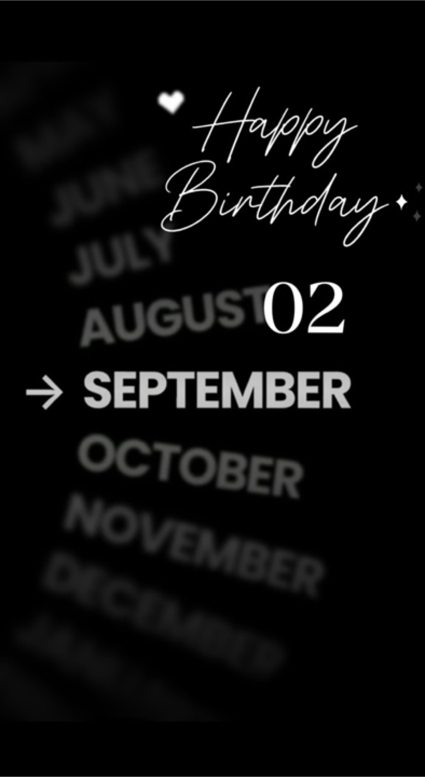 HBD LOVE 2 DE SETEMBRO