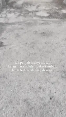 menyesal