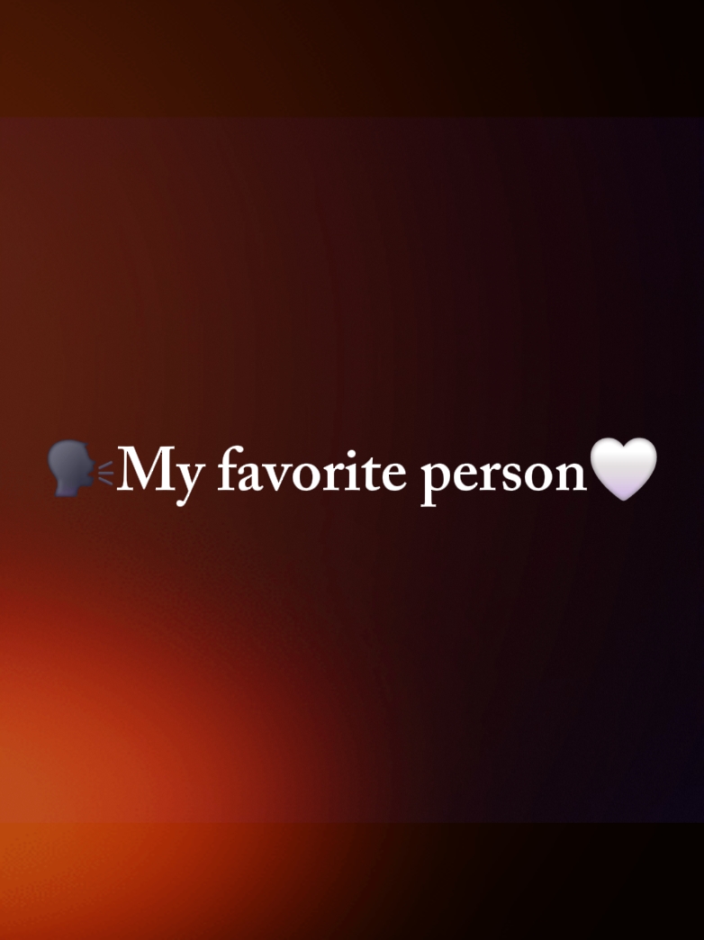 MyFavoritePerson