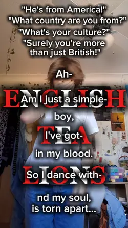 I'm British/English!