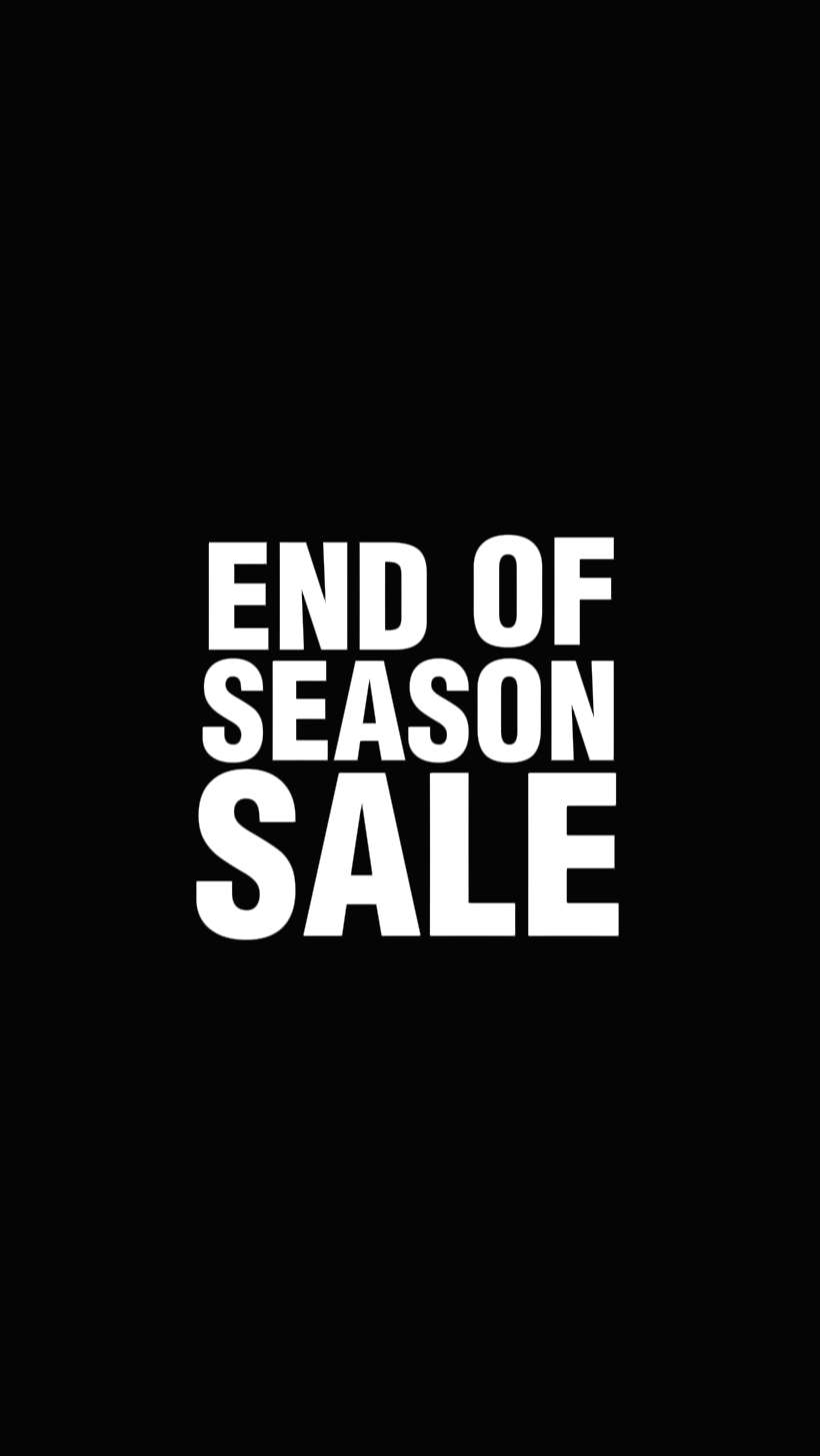 Venta de fin de temporada
