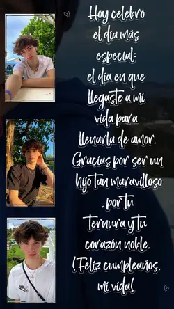 Cumpleaños hijo 