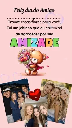 Feliz dia do amigo