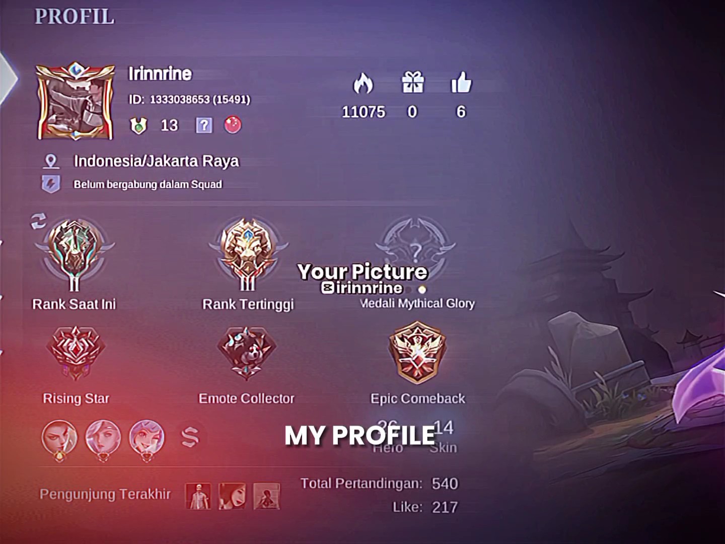 my profile 