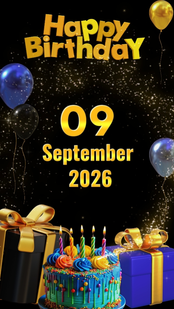 hbd 9 September 2026