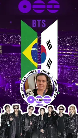BTS Brasil Moldura