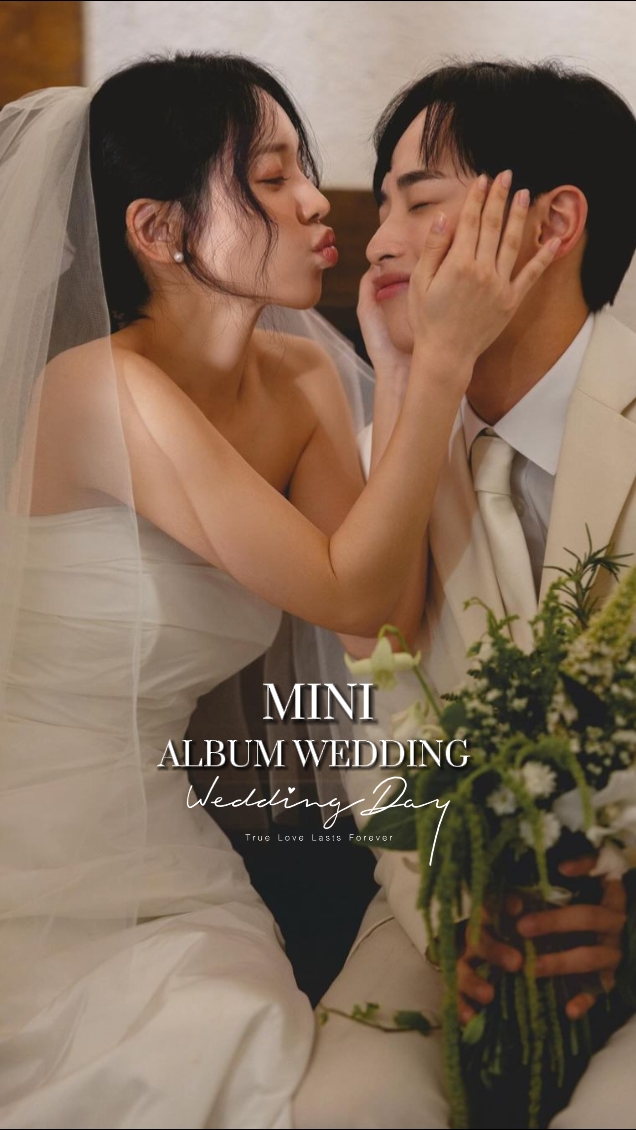 mini album wedding 