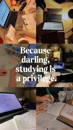 Studying is a 