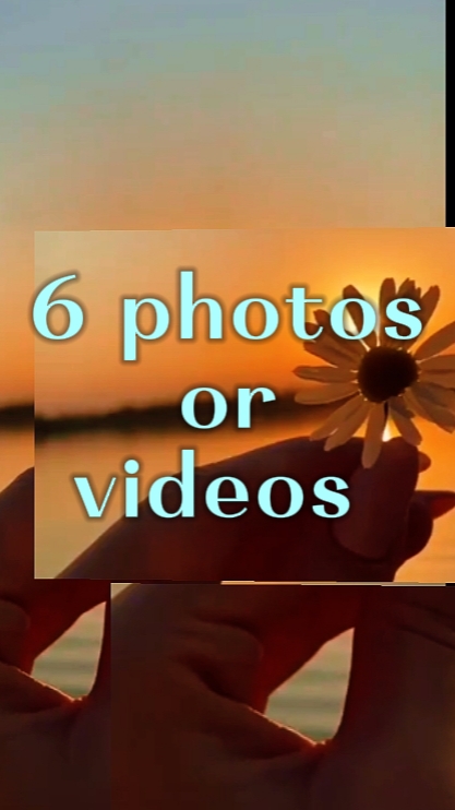 6 photos or videos 
