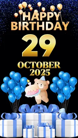 BIRTHDAY 29 OCTOBER 