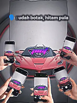udh botak,hitam pula