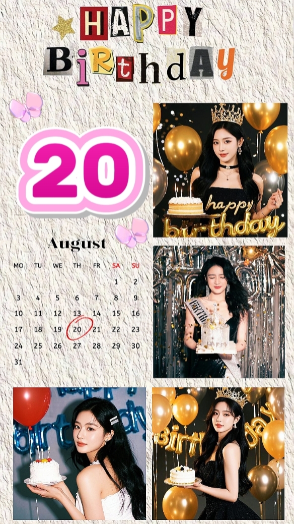 BIRTHDAY 20 AUGUST 