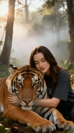 tiger hug