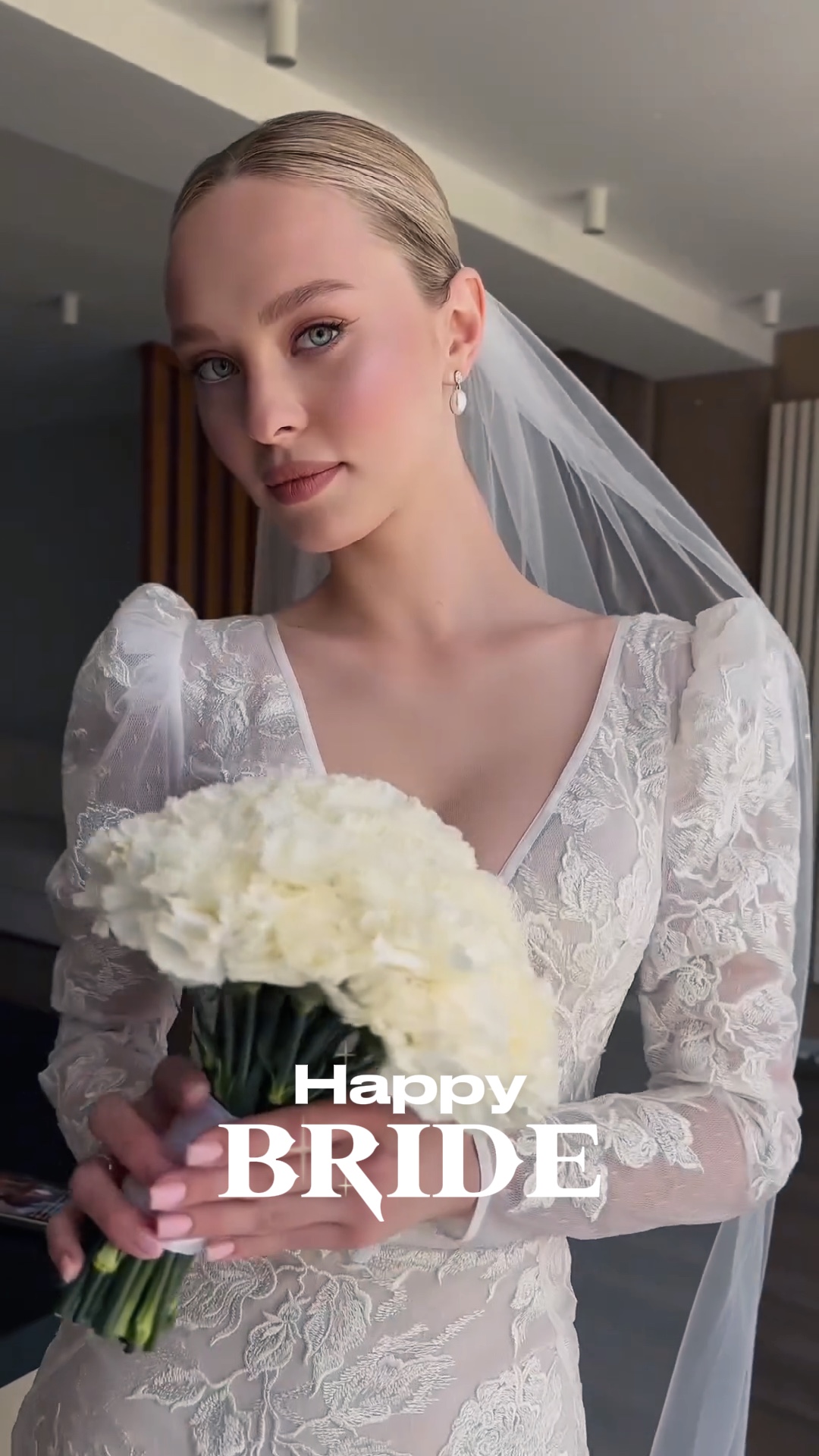 Novia feliz 