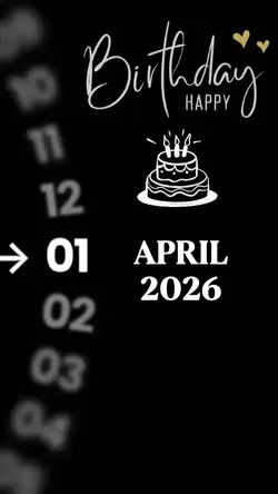 BIRTHDAY 01 APRIL 