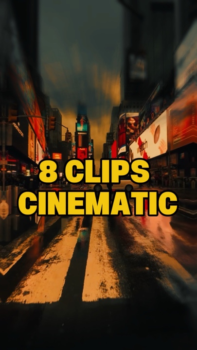 8 clipes cinematográficos 