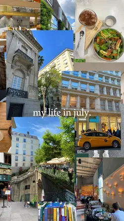 my life in july