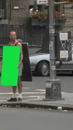 Green screen materia