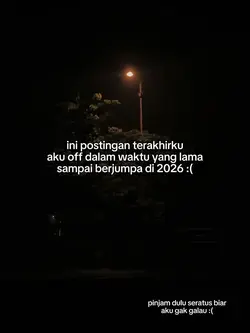 postingan terakhirku