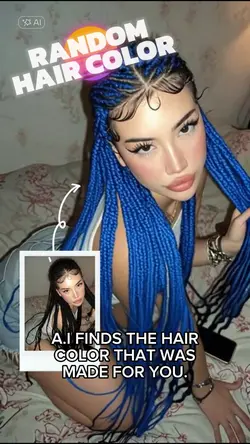 Random hair color 