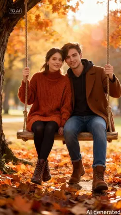 couple in autumn