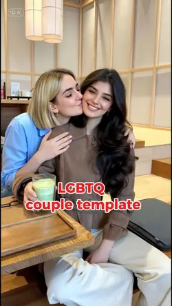 LGBTQ couple templat
