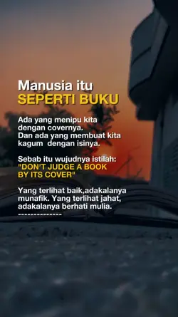 Manusia seperti buku