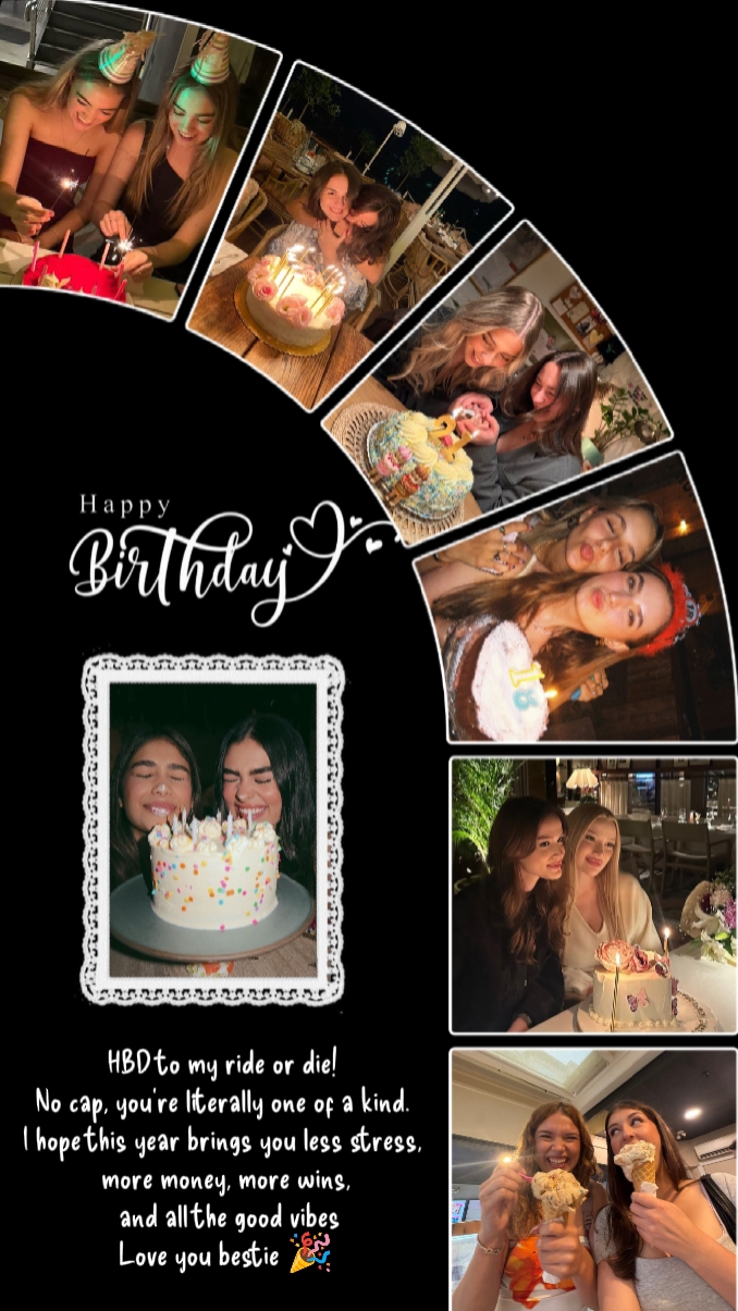 Cumpleaños mi mejor amiga