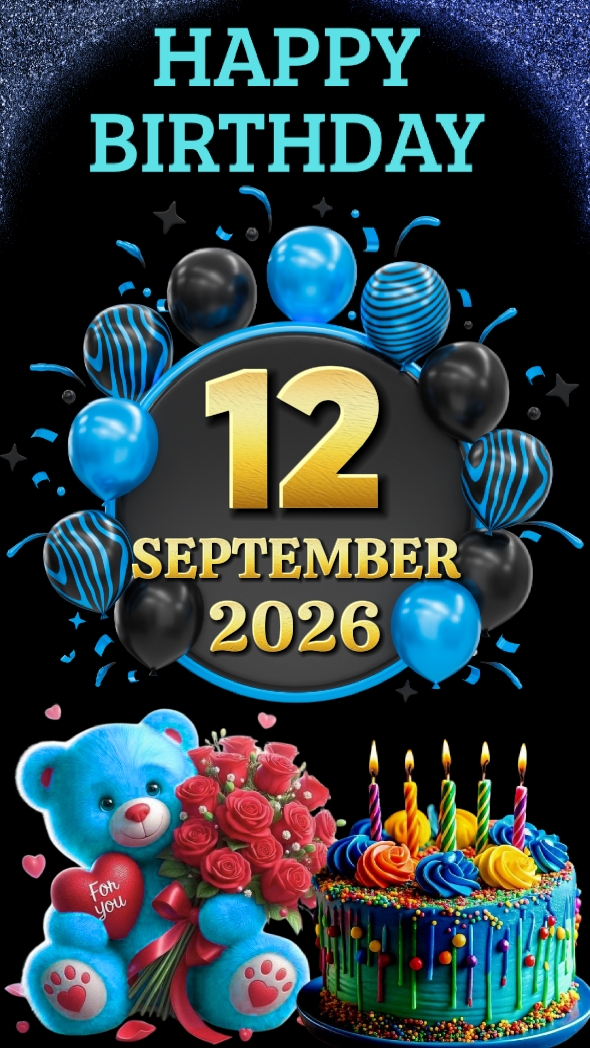 Birthday 12 Sep 2026