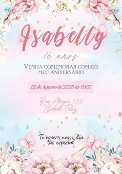 Convite Aniversário 