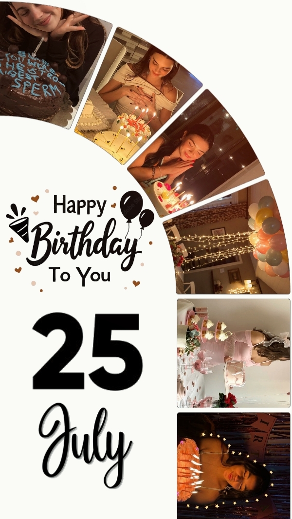 25 de julio Cumpleaños 