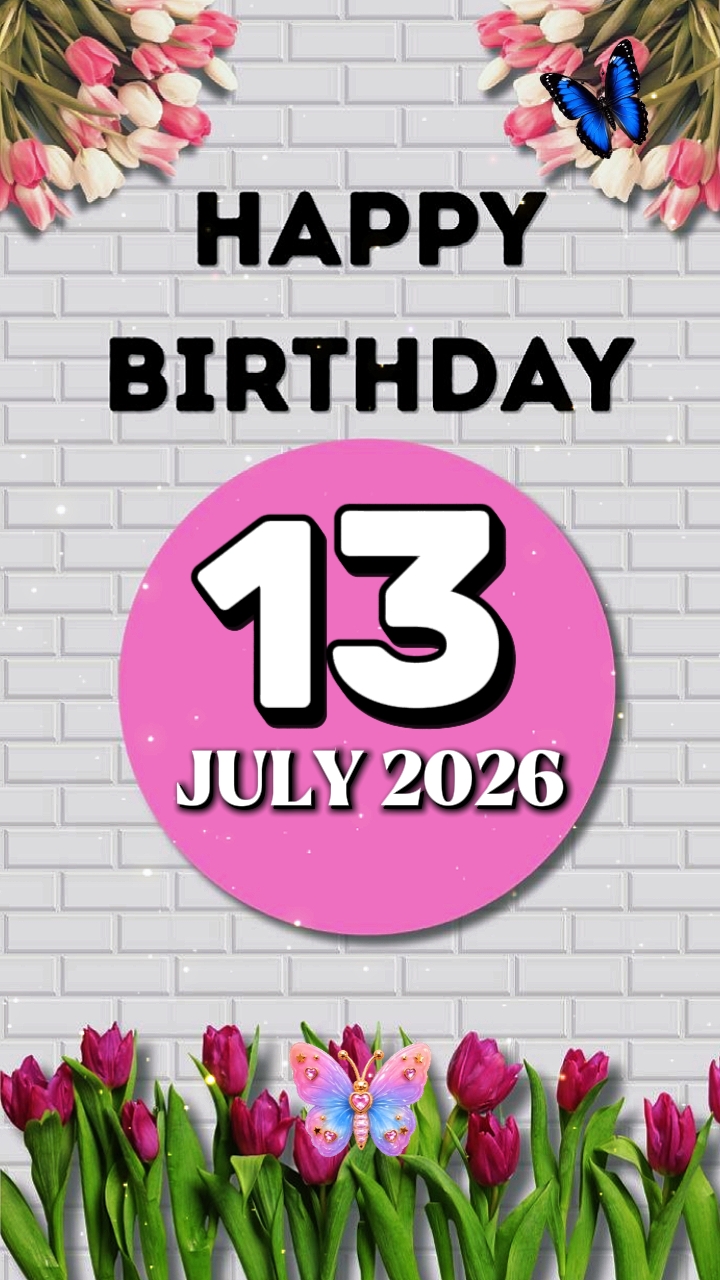 Hbd 13 de julho 