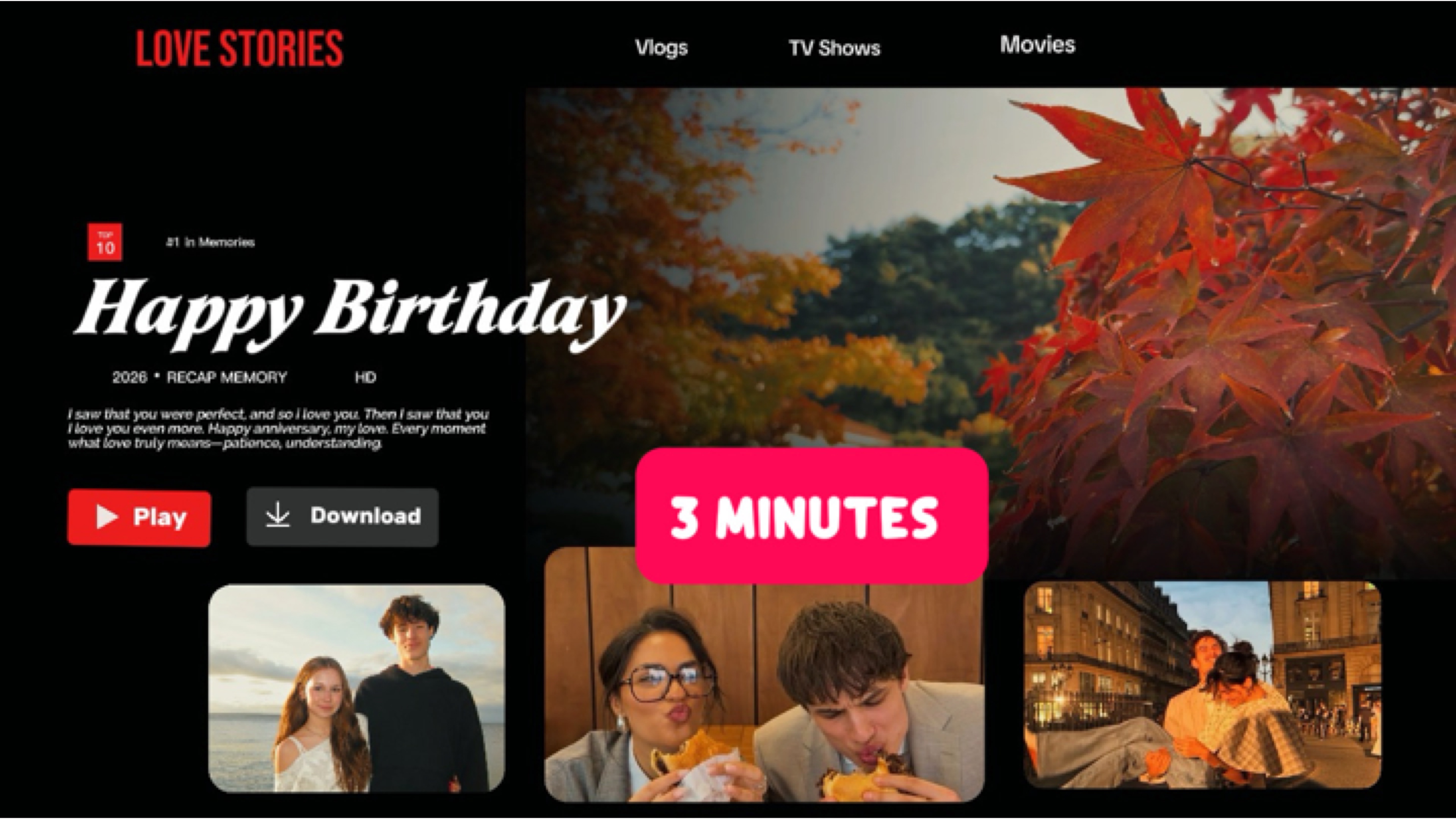 NETFLIX | 3 MINUTES
