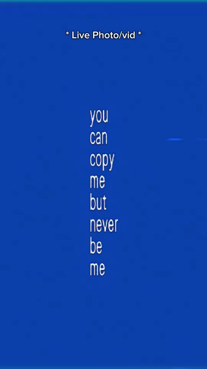 Tu peux me copier mais