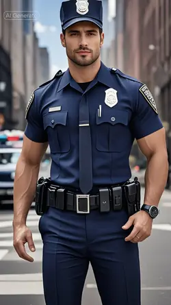 US police uniform ai